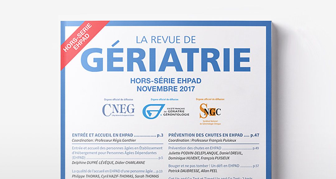 La REVUE de Gériatrie